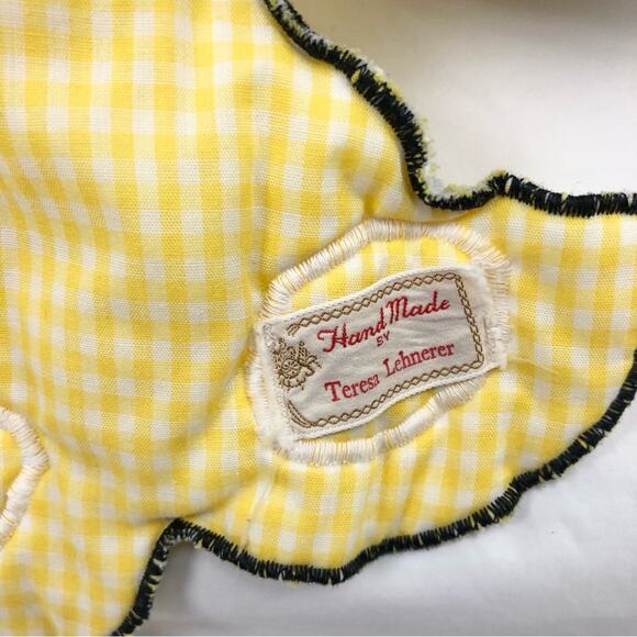 Vintage Handmade Hippo Quilt - Picture 9 of 9